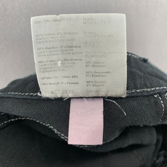 American Apparel Raw Hem Mini Jean Skirt Medium Grunge Rocker Goth Y2K 90s Retro - Picture 8 of 9